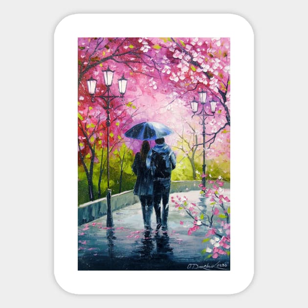 A walk in the spring Park Sticker by OLHADARCHUKART